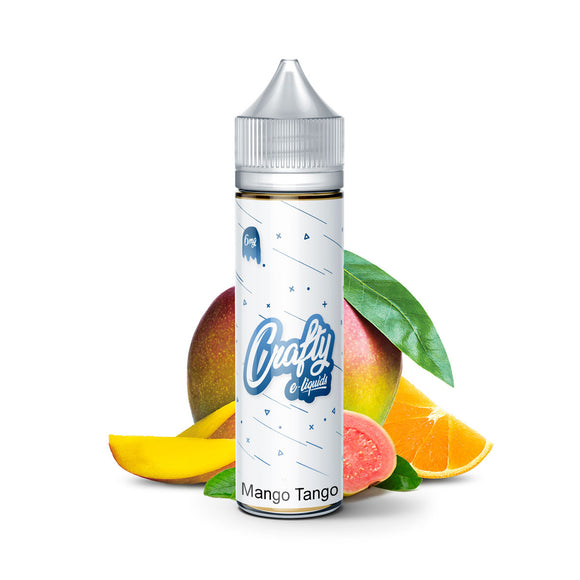 Mango tango with Guava orange menthol flavour vape juice