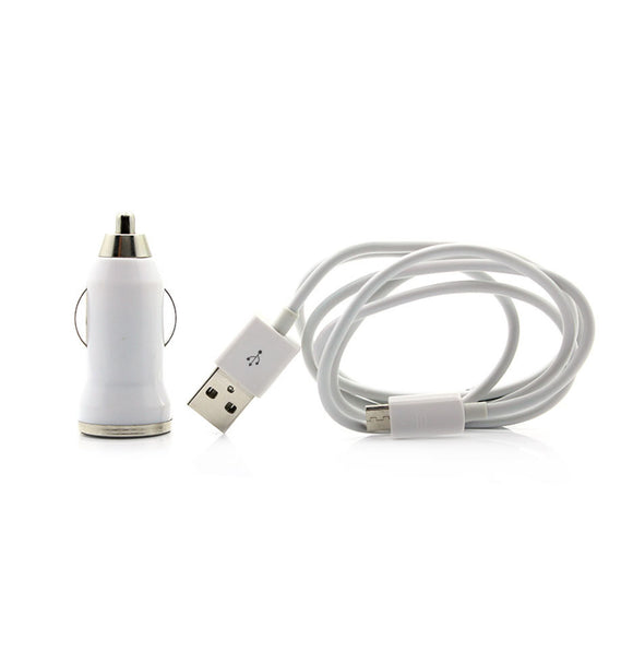 Car Cigarette Adapter with Micro USB Cable